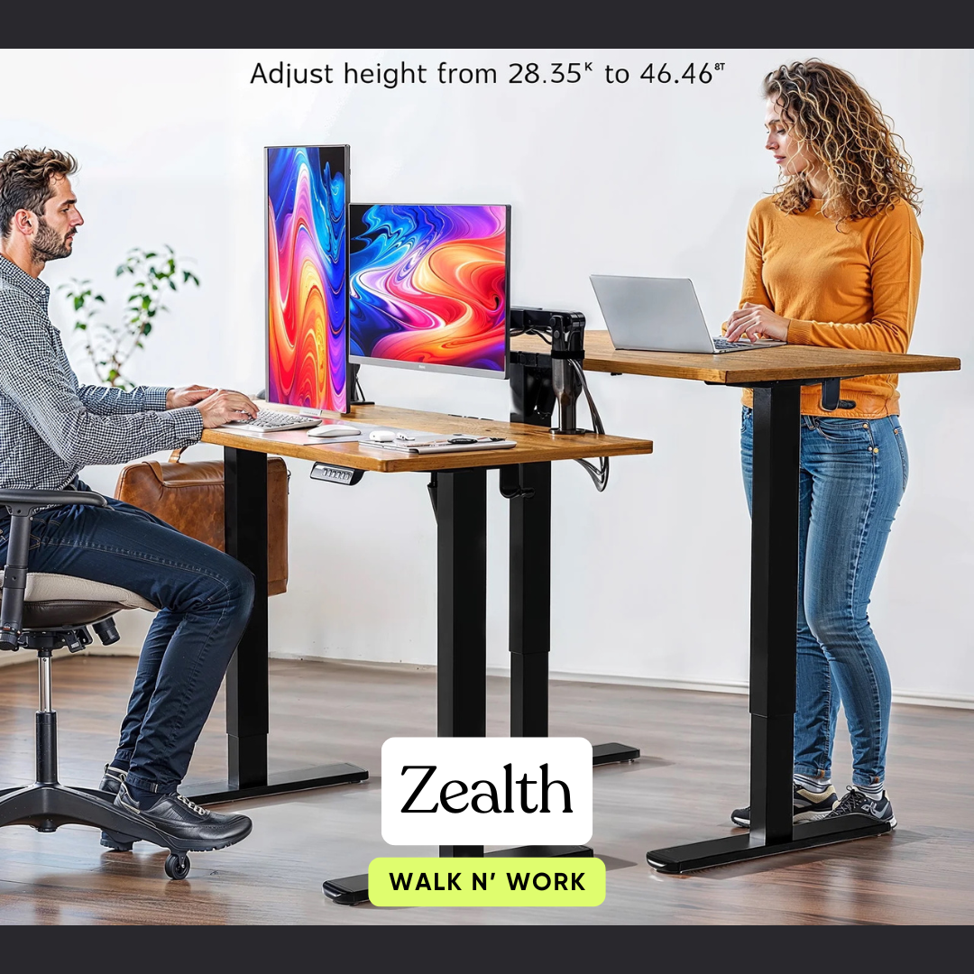 Zealth WFH Adjustable Standing Desk (Electric)