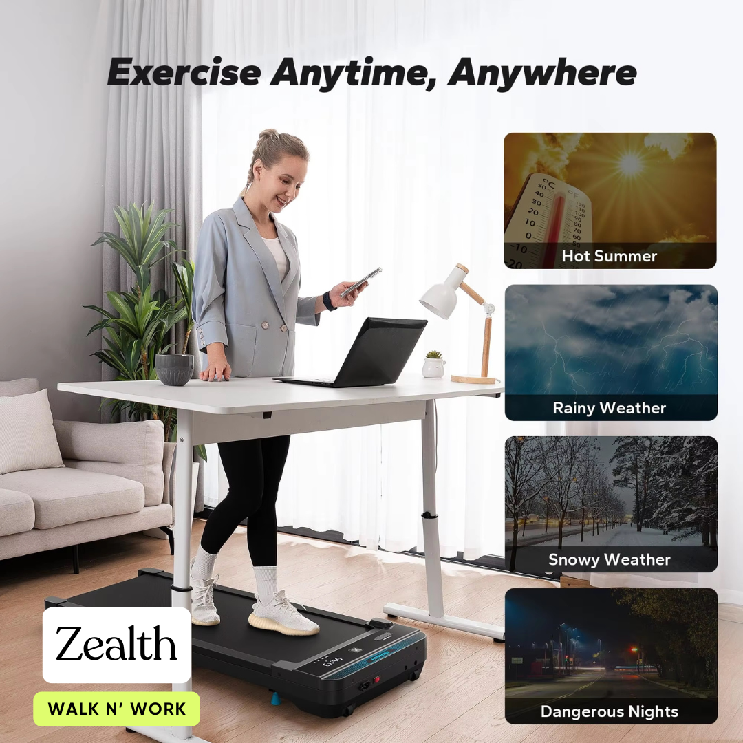 Zealth Walking Pad (Upto 3.8 mph)